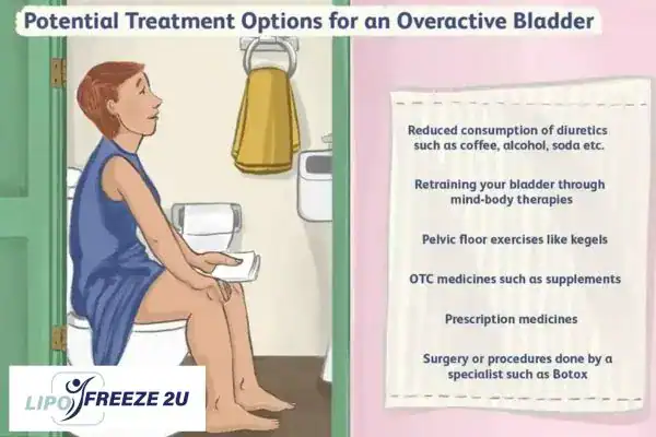 image of woman on toilet because of an overactive bladder Paisley